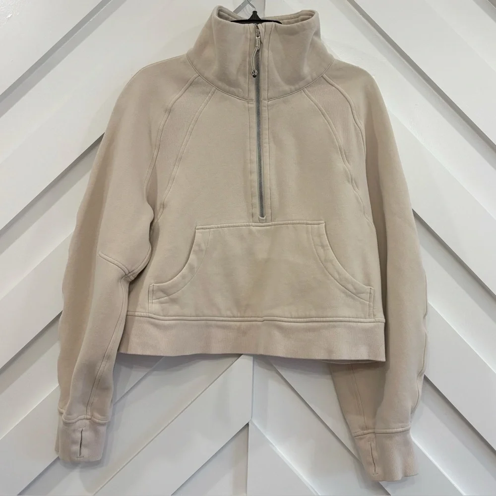 Lululemon Scuba Oversized Funnel Neck Half Zip Pullover Size M/L